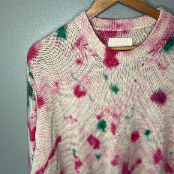 ZADIG & VOLTAIRE Markus Cashmere Sweater - Pink Tie Dye - Picture 6 of 14